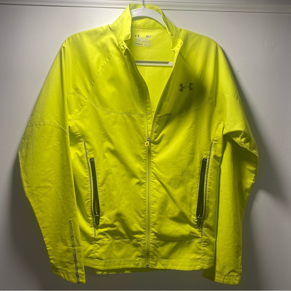 UNDER ARMOUR Cold Gear Neon Yellow Jacket | S